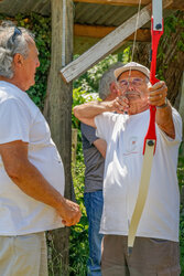 Initiation au tir à l'arc.